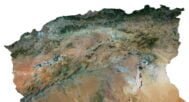 Algeria 3D map