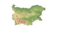 Bulgaria map 3d model