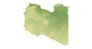 Libya map 3d model