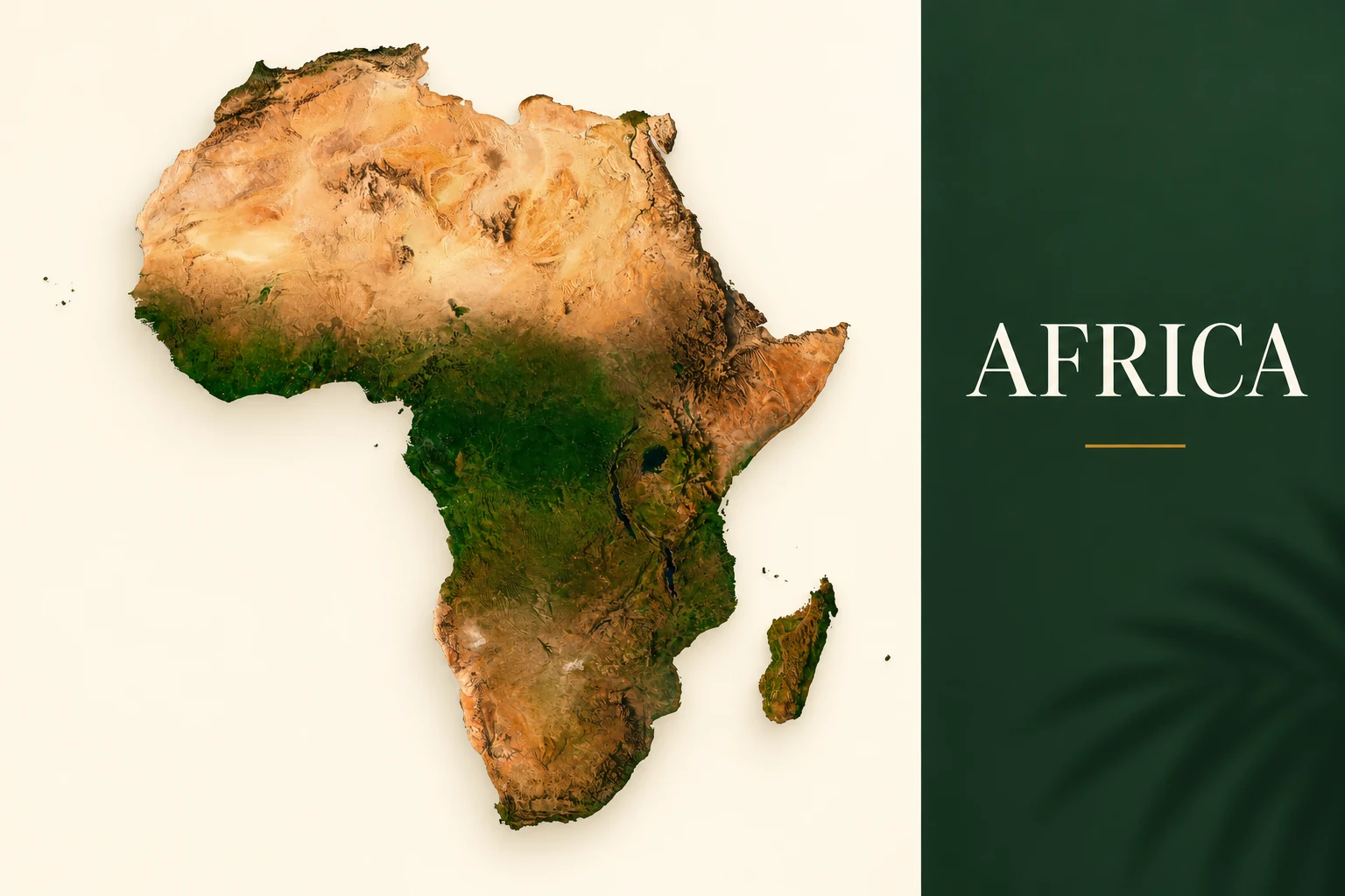 AI-generated Africa — website banner concept.