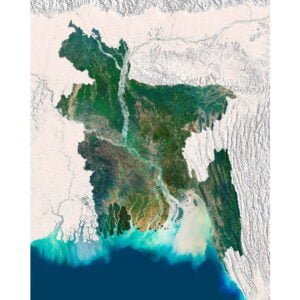 Bangladesh 3D map