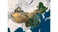 China 3D map