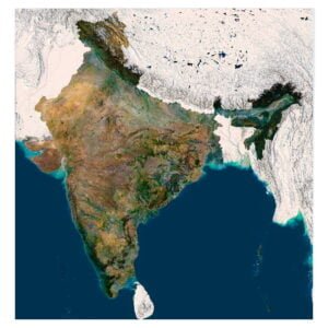 India 3D map