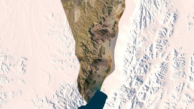 Israil relief map