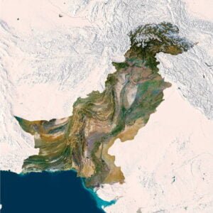 Pakistan 3D map