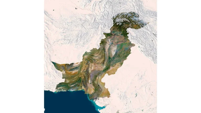 Pakistan 3D map