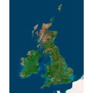 United Kingdom 3D map