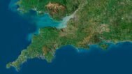 United Kingdom relief map
