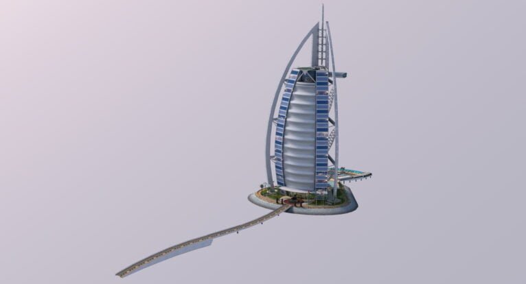 Burj Al Arab 3D Model