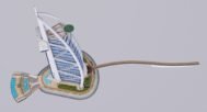 Visual Splendor: 3D Model Burj Al Arab - Daytime Perspective