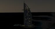 Burj Khalifa 3D Model - Nighttime Splendor