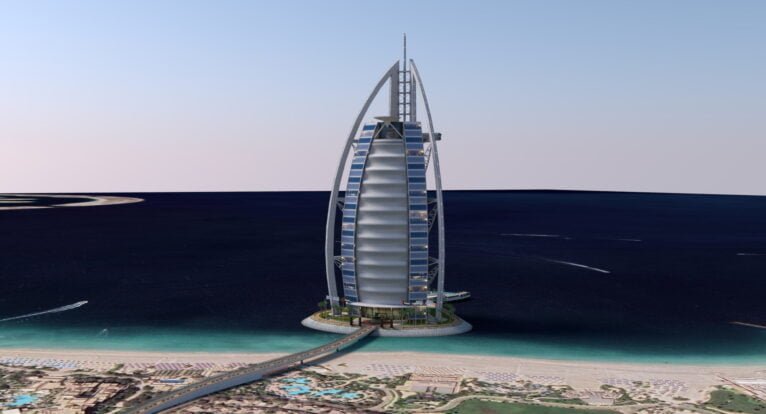 Exclusive 3D Model: Burj Al Arab - Luxury Personified