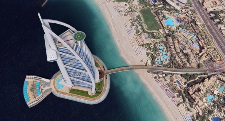 Captivating Burj Al Arab 3D Model - Awe-Inspiring Design