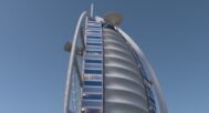 Impressive 3D Model of Burj Al Arab - Exterior View