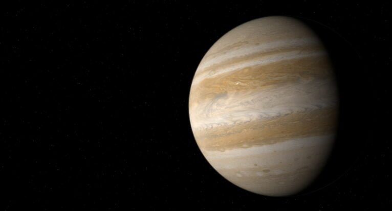 Texture of Jupiter Planet