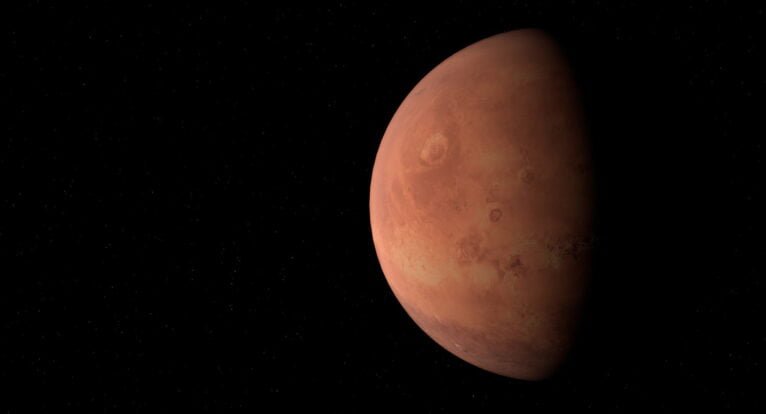 Surface of Mars - 3D Render