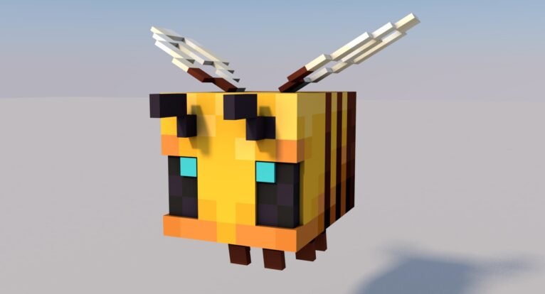 Buy 3D Model Minecraft Bee