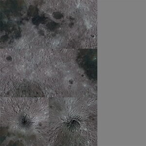 Realistic 3D Model of the Moon | Lunar Surface for VR and Science