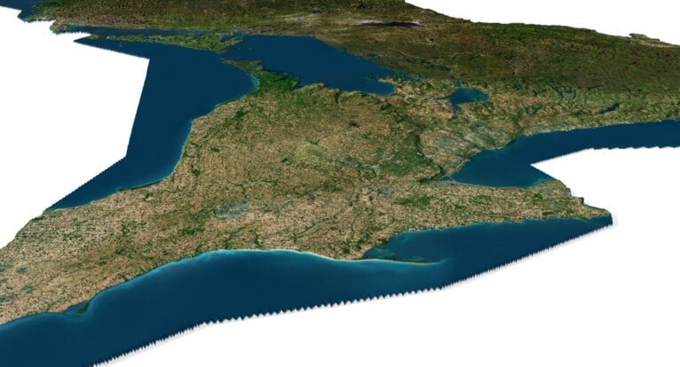 Satellite textures of Ontario