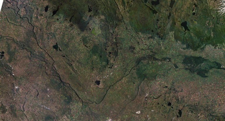 Satellite textures of Saskatchewan