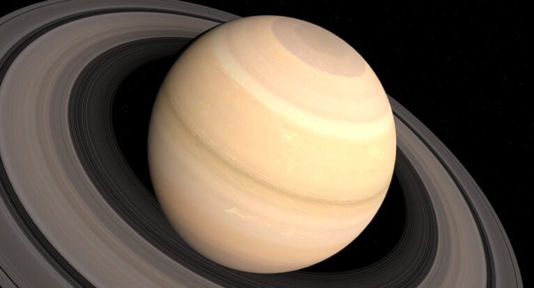 Saturn Planet 3D Render