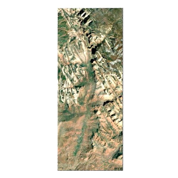 Zion Canyon Trail map 3d model