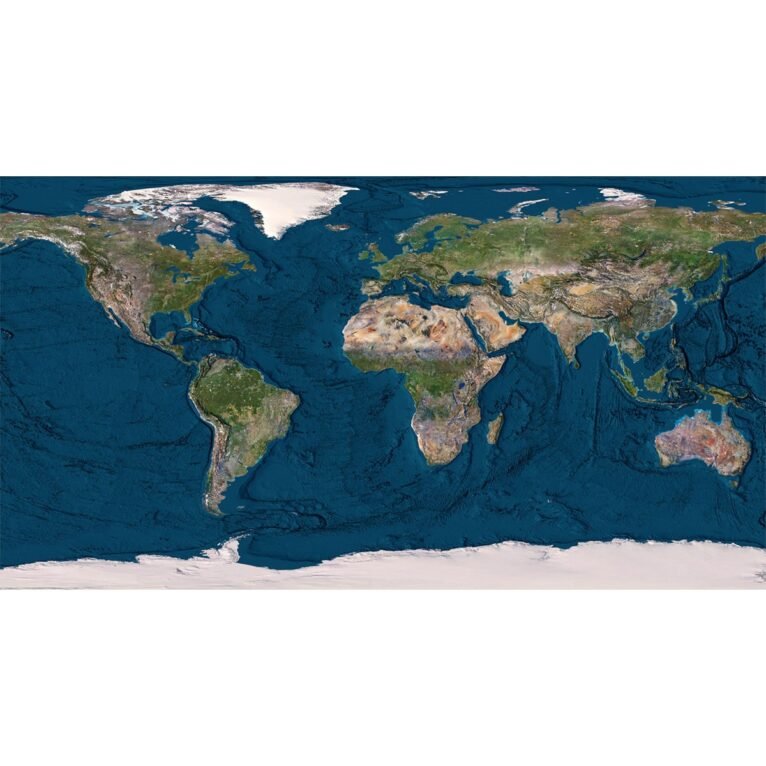 World Earth Map 3D Overview