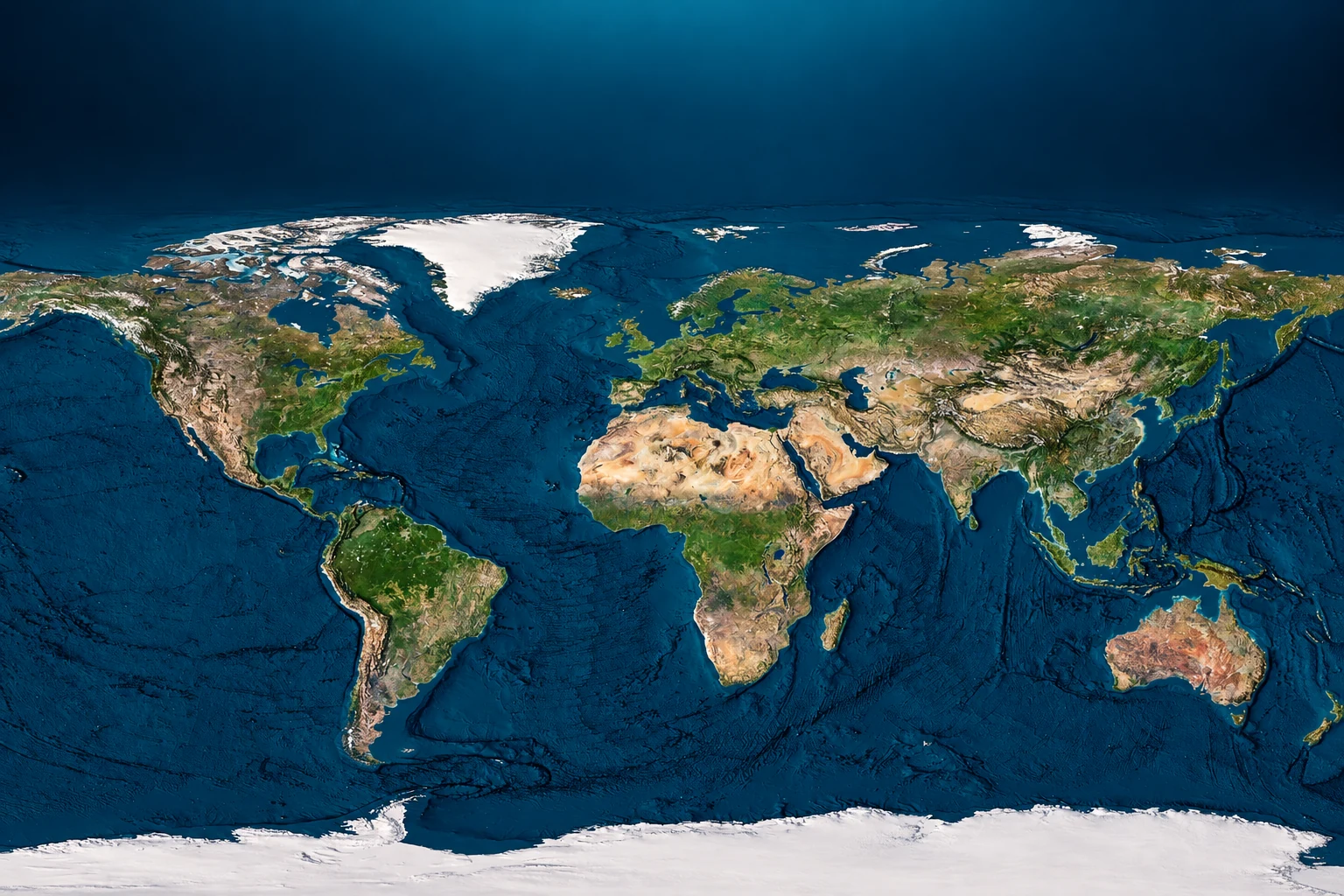 AI-generated world earth map — website banner concept.