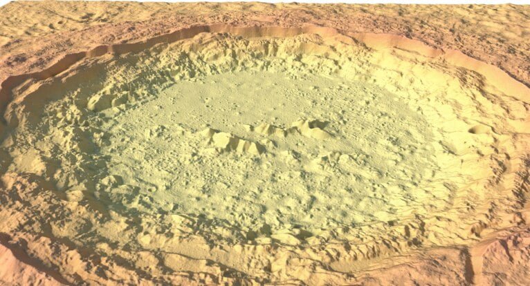Copernicus Lunar Crater STL model