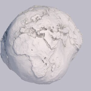 Earth Geoid 3D model