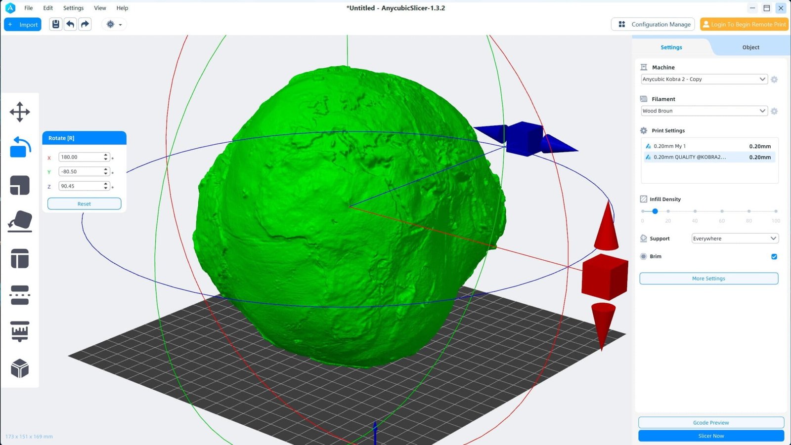 Geoid Model: A realistic visual representation of the Geoid in 3D