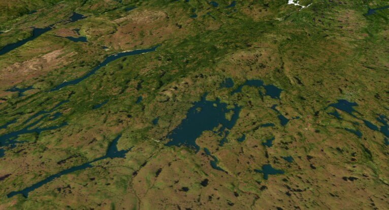 Newfoundland and Labrador 3D map