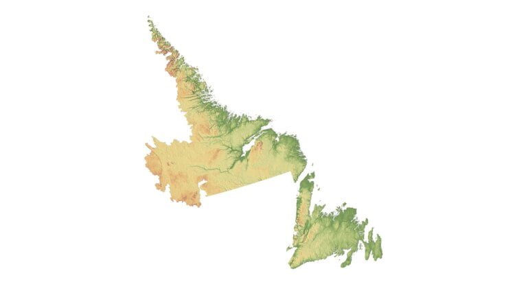 Newfoundland and Labrador 3D model