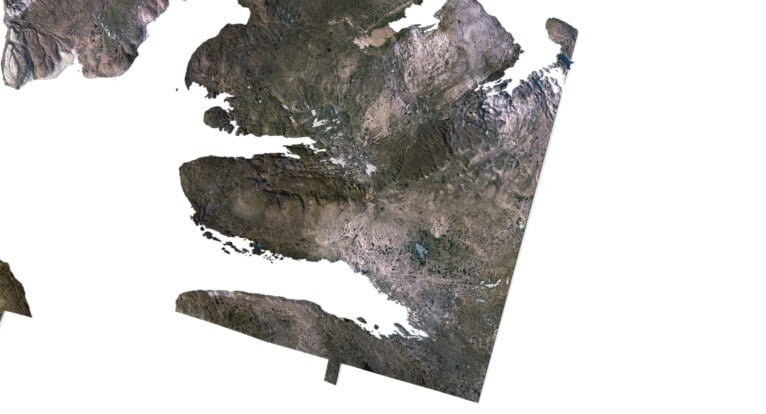 Northwest Territories 3D elevation model