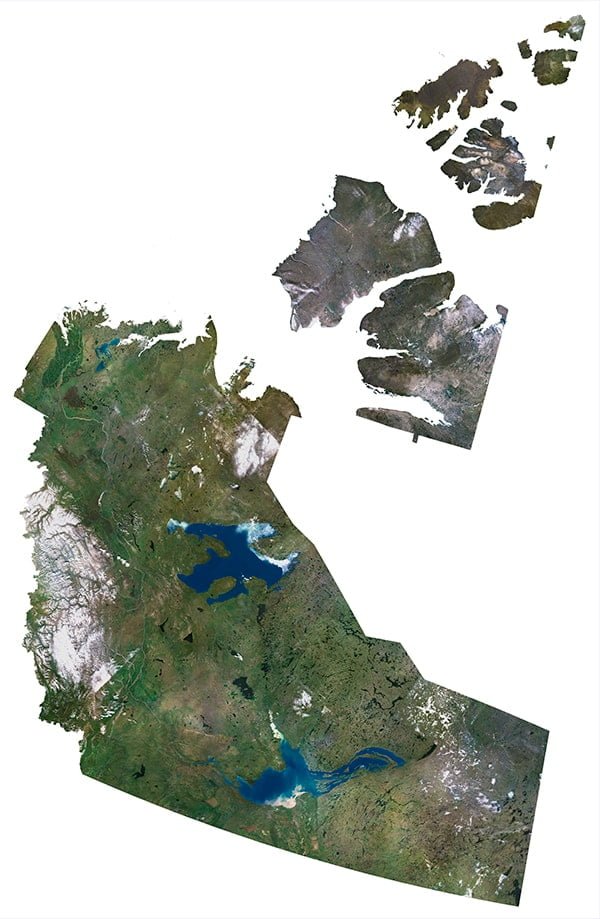 Northwest Territories satellite