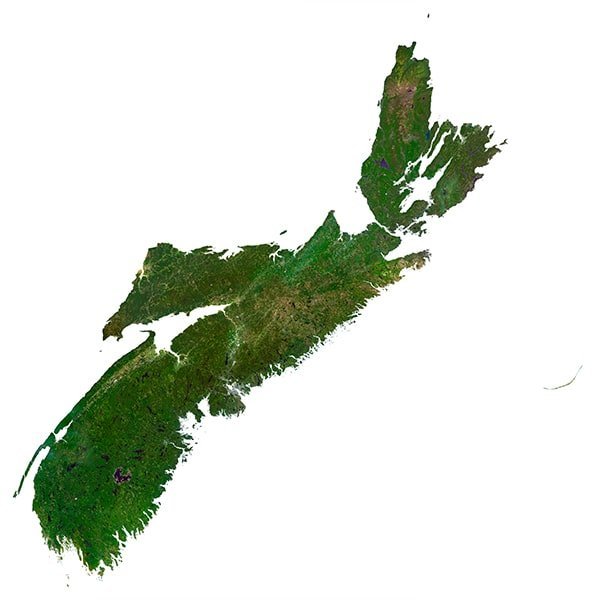 Nova Scotia 3D map