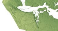 Nunavut 3D elevation model