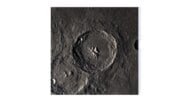 Theophilus Lunar Crater relief map