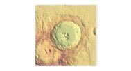 Theophilus Lunar Crater 3D map