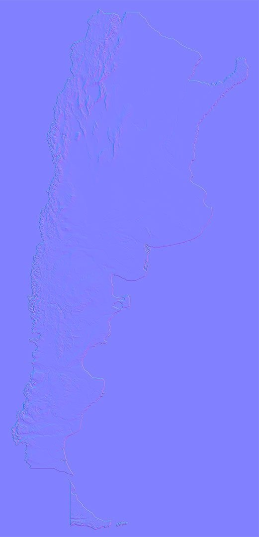 Argentina Normal Map