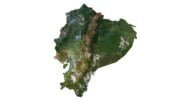 Ecuador 3D model terrain