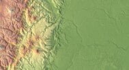 Ecuador 3D elevation model