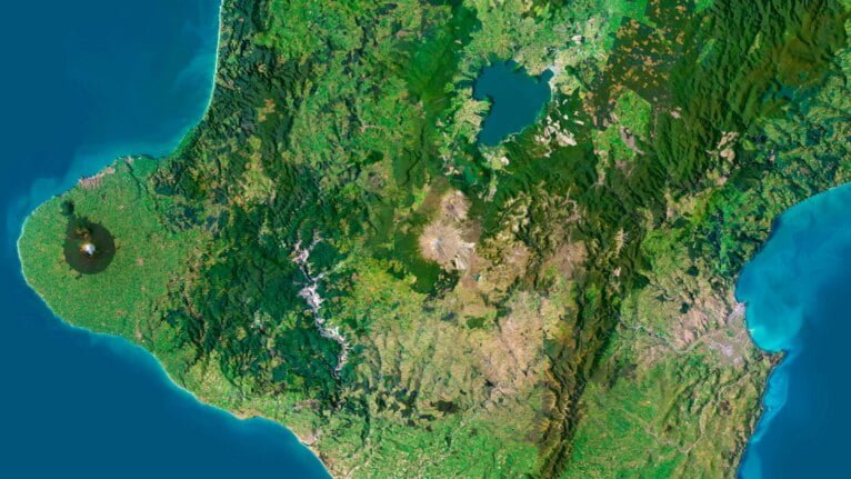 Satellite textures of New Zealand
