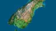 Topographic map New Zealand