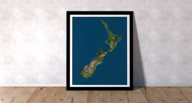 New Zealand 3D map