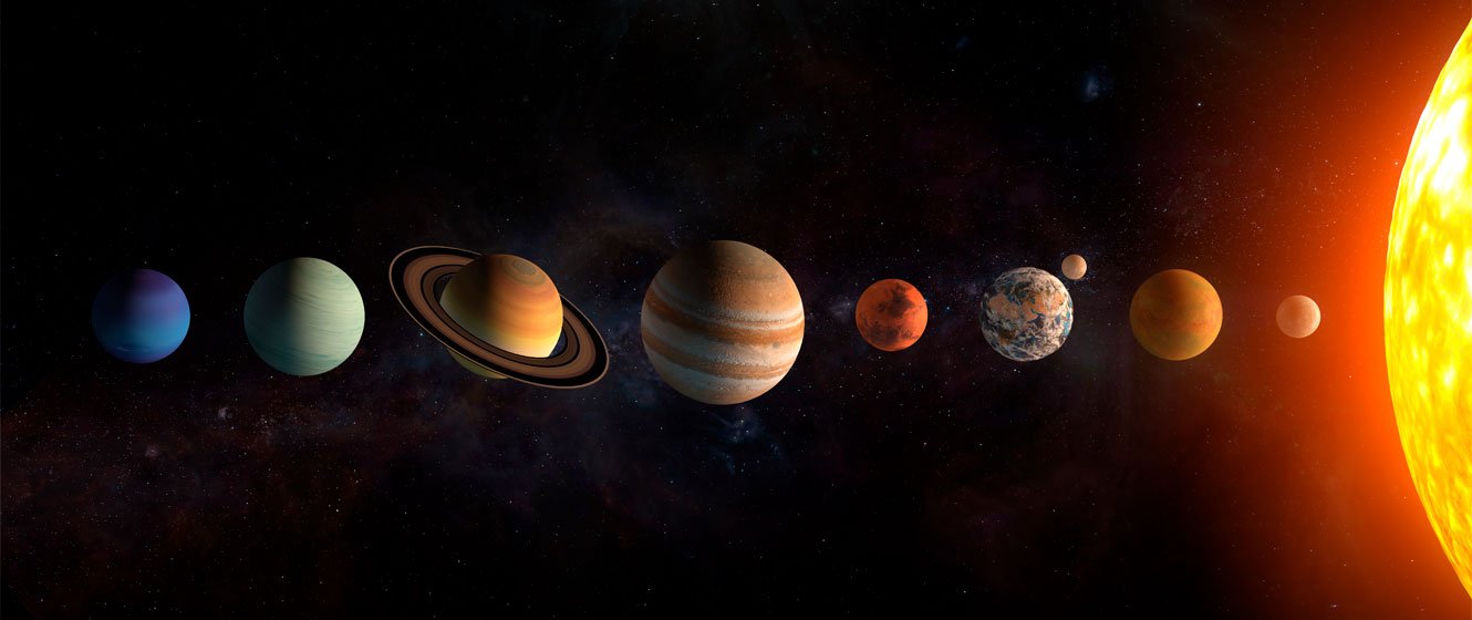 3d model of the planets