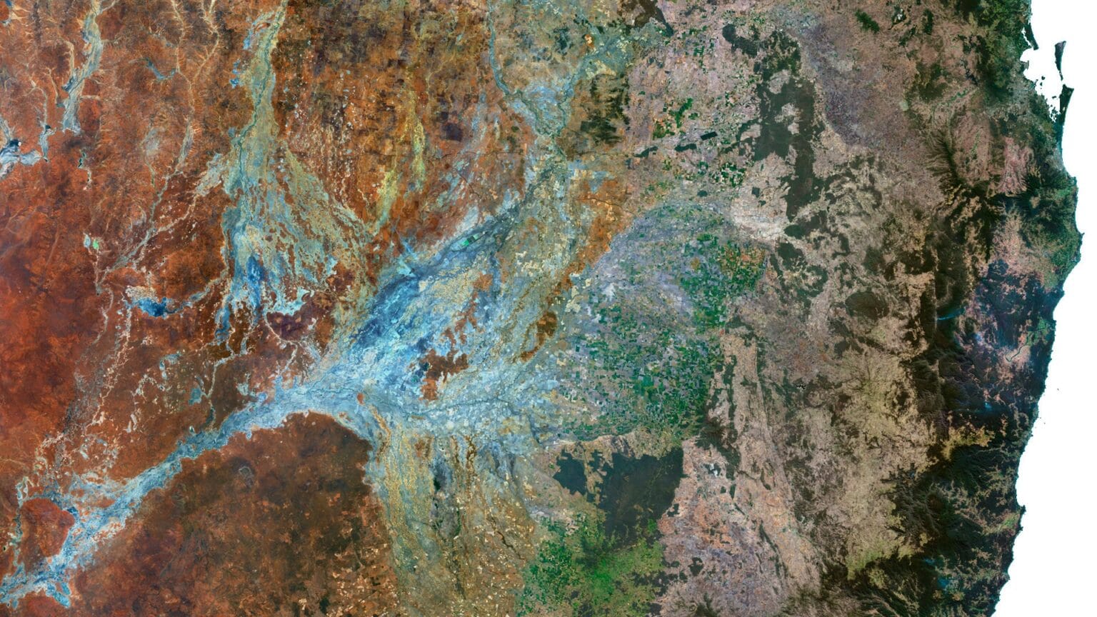 Australia Satellite Map - High-Resolution Satellite Imagery