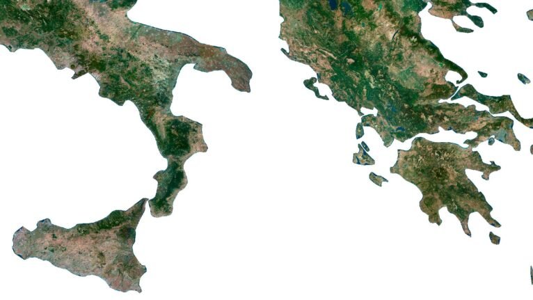 Europe satellite picture