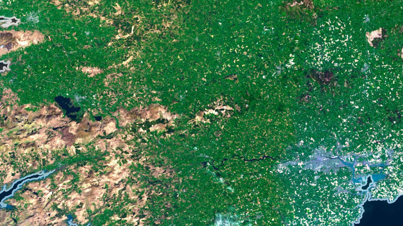 Buy Ireland Satellite Map – Ideal for Education, Decor, and Gifts