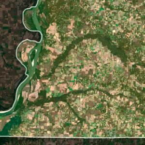 High-resolution kentucky satellite imagery displaying detailed topography.